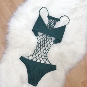 Mikoh Xavier crochet one piece